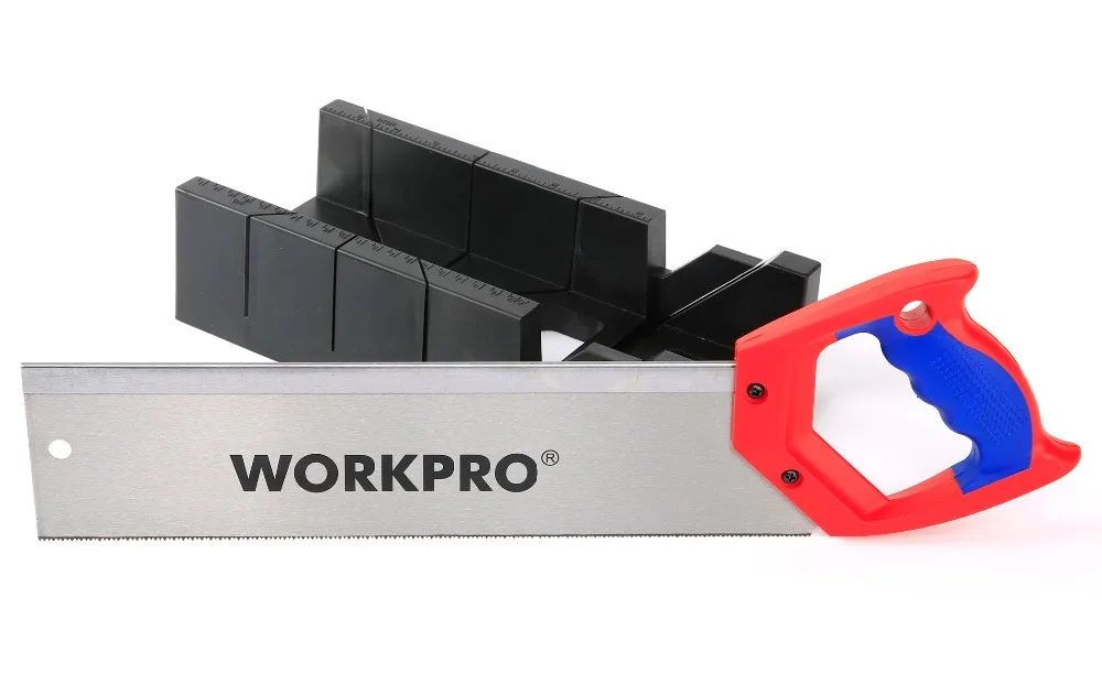 

WORKPRO 14 inch Hacksaw with Mitre Box Woodworking Tool Set