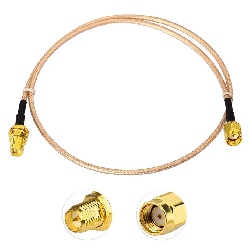 

3/6/9M Low Loss RP-SMA Male to RP-SMA Female Bulkhead RG316 Wire Extension Coaxial Cable Adapter Jumper