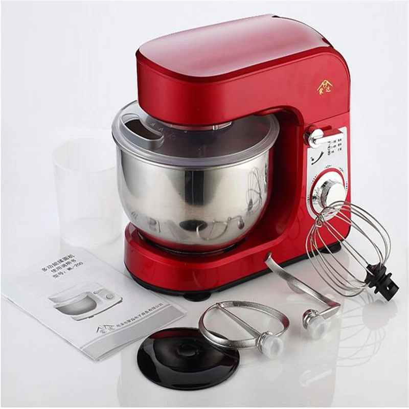 220V Multifunction 3.5L Doughmaker Food Dough Mixer Electric Egg Blender Milkshake Beater Kitchen Stand Mixer Christmas Gift