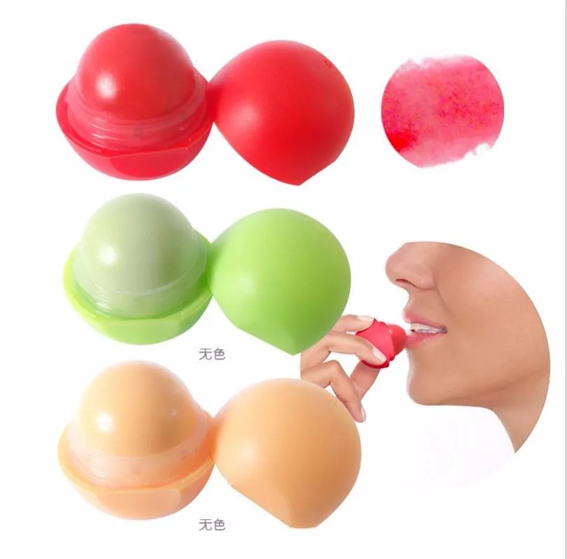 AddFavor 6 шт фруктовый вкус бальзам для губ круглый шар гладкой губ Salve губ Mosturizer уход Smackers природные органические макияж инструменты