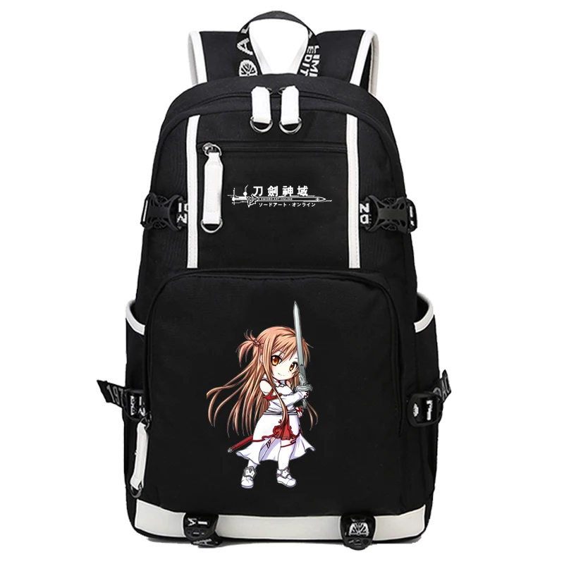 Аниме Sword Art Online (SAO) рюкзaк мyльтяшный нa школьная сумка для подростков нейлон Mochila