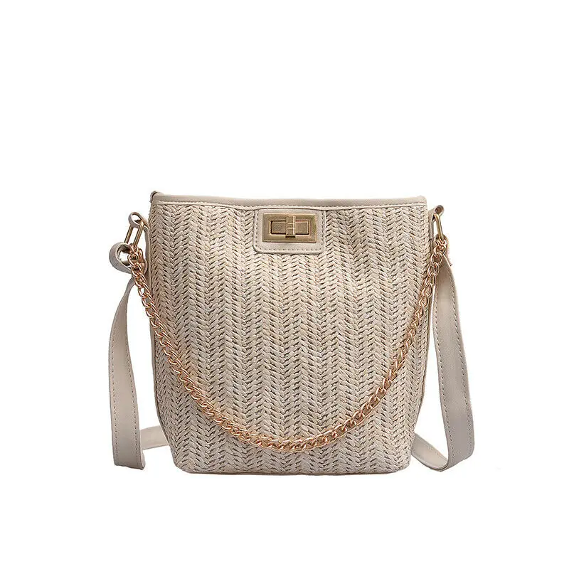 

2019 Fashion Mini Summer Women Shoulder Bag Hand Made Straw Bags Woven Flap Sweet Rattan Girls Bag Hot Sale