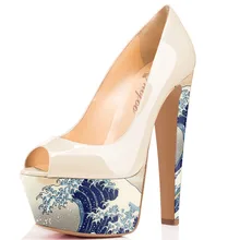 Shofoo frauen schuhe reizvolle pumpen gekennzeichnet durch luxus pleather high heel plattformen plus größe 5-15
