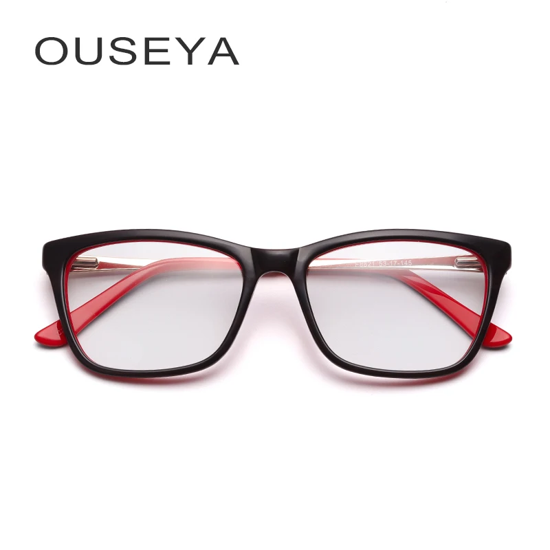 Acetate Women Fashion Optical Glasses Aspherical Lens Astigmatism Hydrophobic Transition Thin Women Myopia Eyeglasses F8821