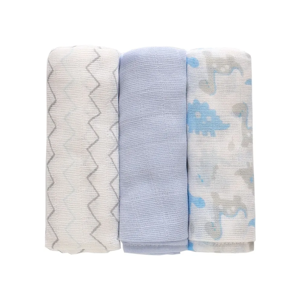 

Reusable Baby Muslin Nappy 70*70 cm Repeated Use Gauze Diaper Newborn Cotton Wash Safe Cloth Diaper 3 pcs