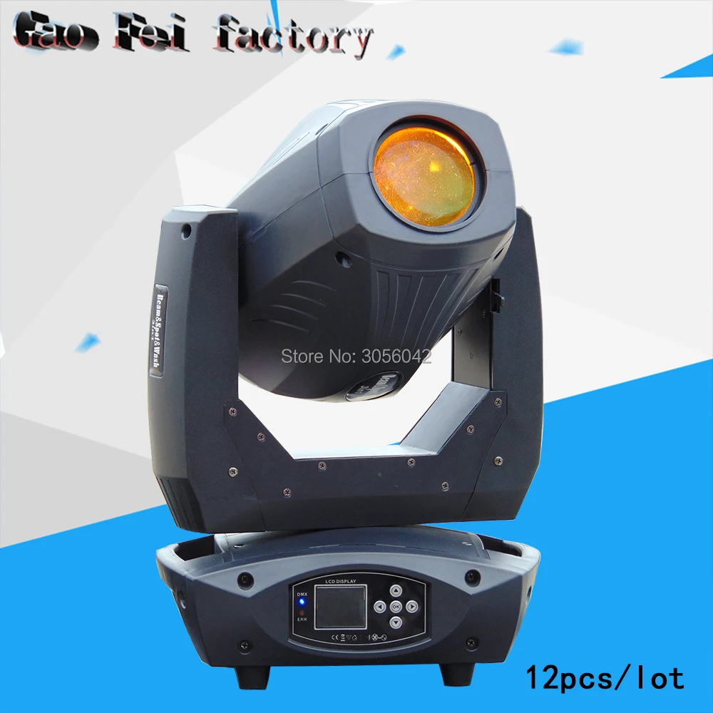 

12pcs/lot LED 200W Stage lights 3in1 Beam LED Zoom Moving Head DMX512 disco lights professional stage dj equipment