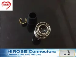 Разъем Hirose 4pin, HR10A-10 P-4 PA, 4 контактными разъемами штекер