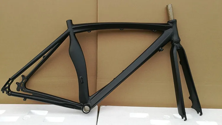 Discount Kalosse   DIY  color  Disc brakes road bicycle  frame  aluminum alloy  road bike  frame   for 175-190cm height person 1