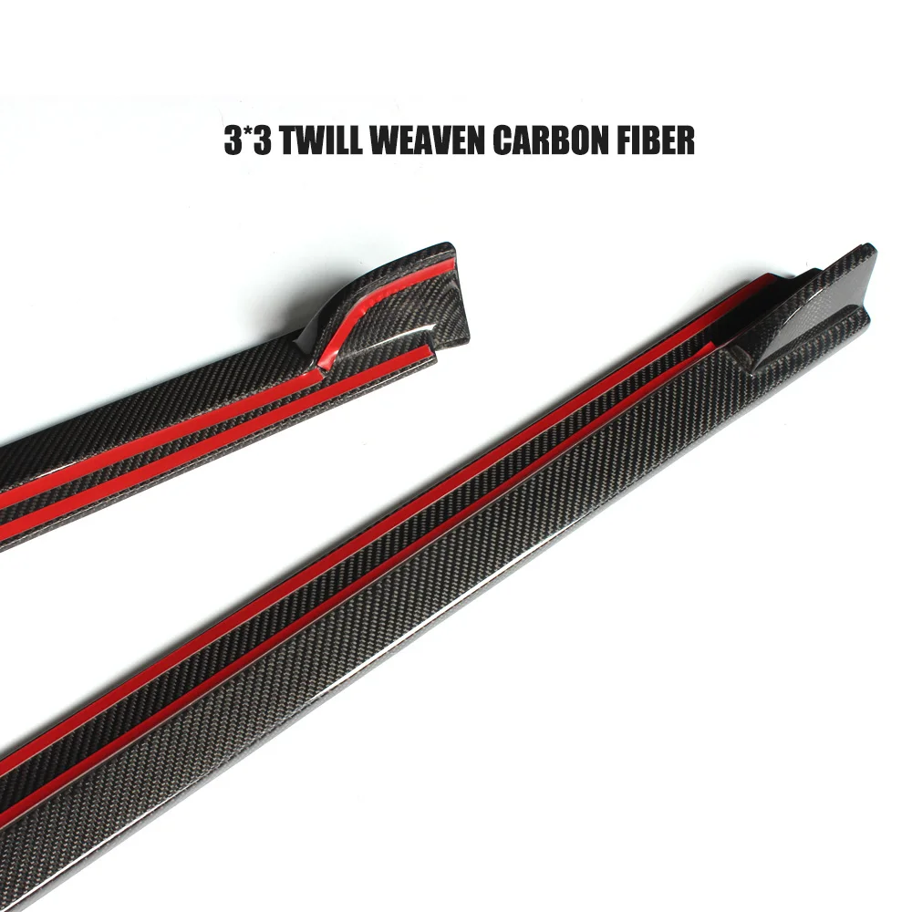 Боковые юбки для гонок из углеродного волокна/FRP Volkswagen VW Polo Hatcback 4 двери 2014 2016|skirt