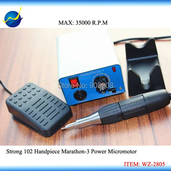 

35K RPM Electric M3 Strong 102 Original Korea Micromotor Grinder for Manicur Dental Jewelry Wood Die Stone Antique Jade Carving
