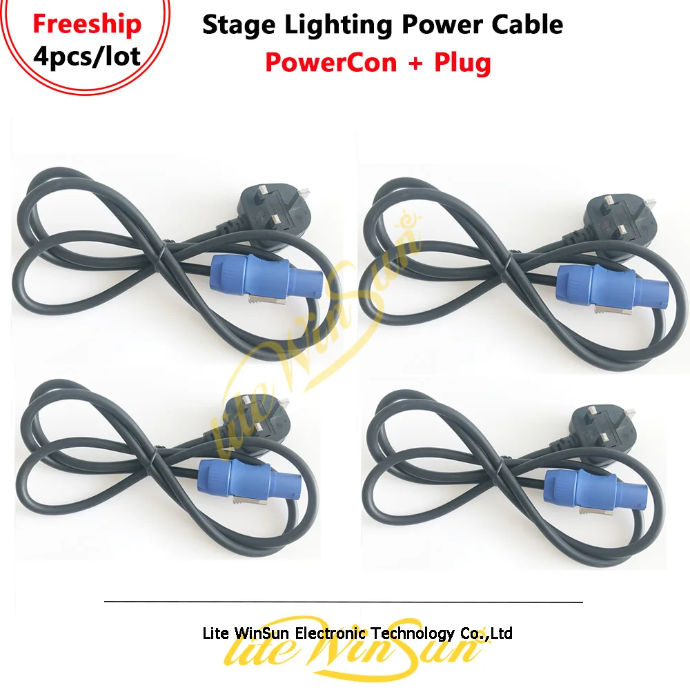 Litewinsune Stage Lighting Power Cable with AU UK US EU Plug PowerCon