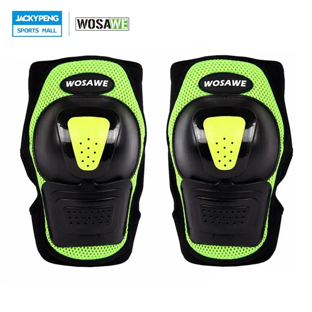 

WOSAWE PE+Elast Knee Pads Protector Skiing Skating Outdoor Riding sport c Wrist Protective Guards Pads skiing skating