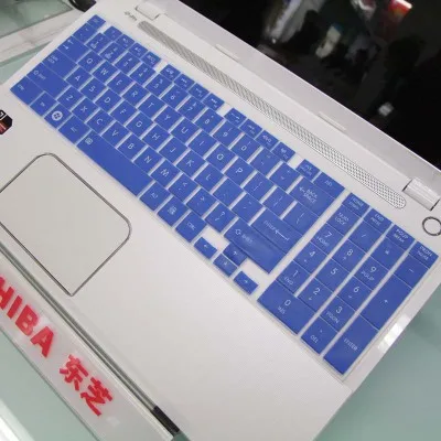 Для ноутбука Toshiba Satellite C55D C55D-B5102 L50 L50D L50-A L850D L855 C50-AT03W1 M50-AT02S1 M50D 15 ''17'' силиконовый чехол для клавиатуры