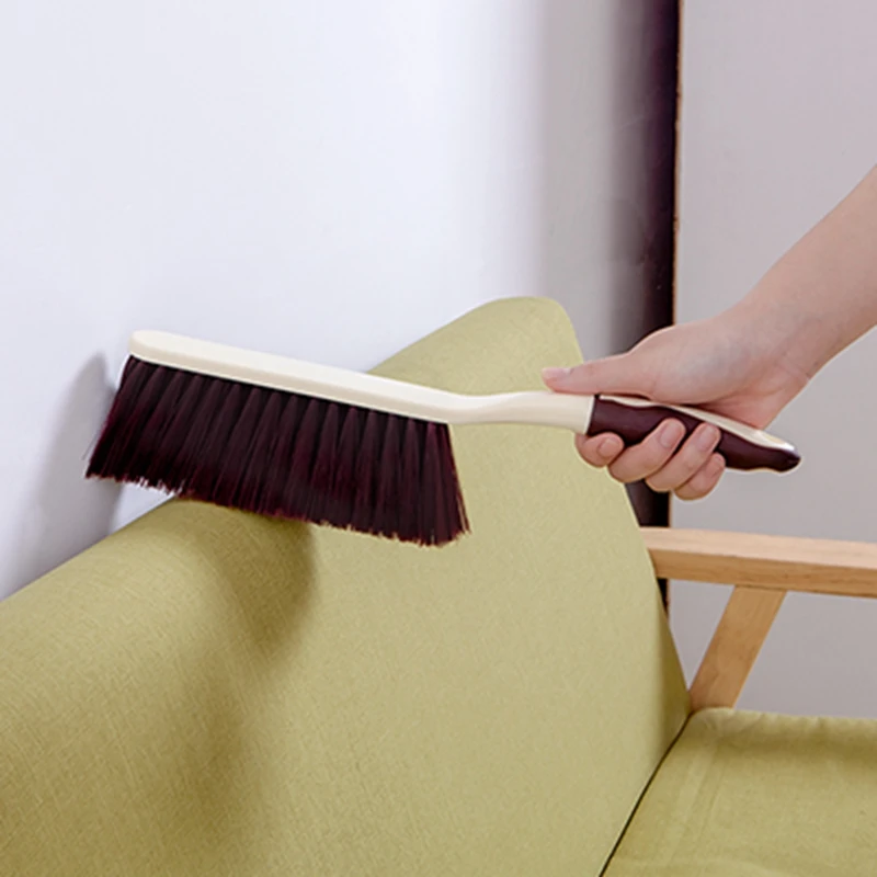Home Long plastic handle household cleaning brush Bed brush Cleaning hair, shredded paper, dust