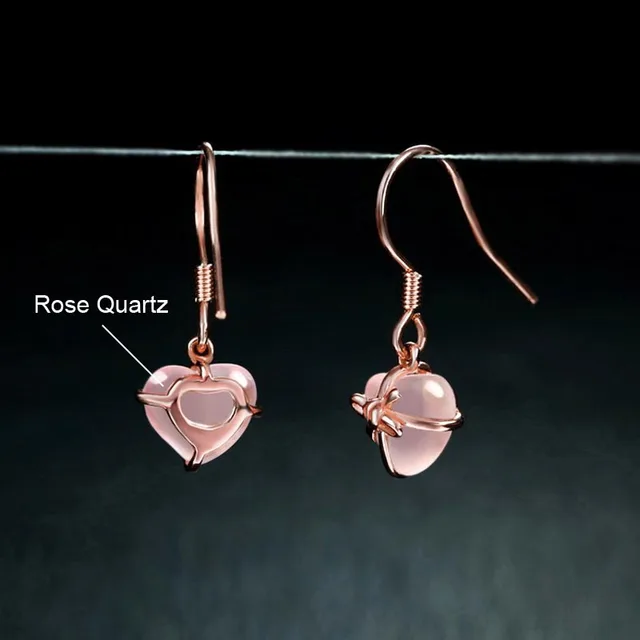 Red Trees Brand Natural Gemstone Fine Jewelry 925 Sterling Silver Drop 