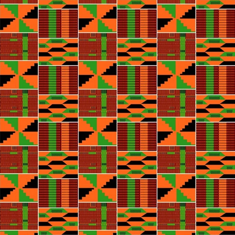 Самые популярные Kente Ткань высокого качества Африканский принт хлопок Анкара Гарантированная мягкая Батик Ткань 6 ярдов/шт для шитья