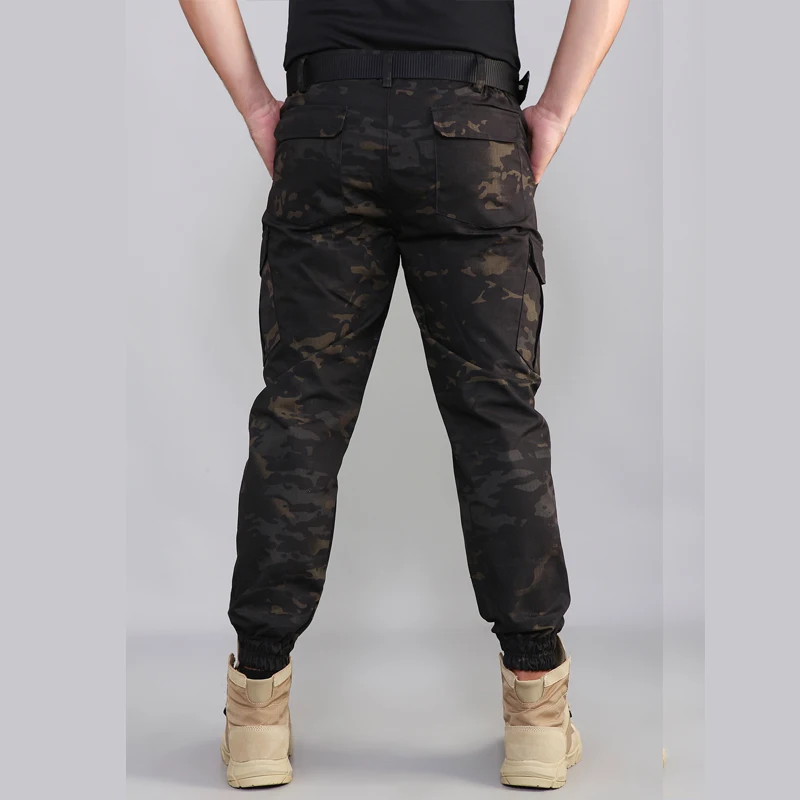 Новые тактические Мультикам черные брюки карандаш военные jogge брюки MCBK тактические 65/35 P/C Ripstop брюки карандаш