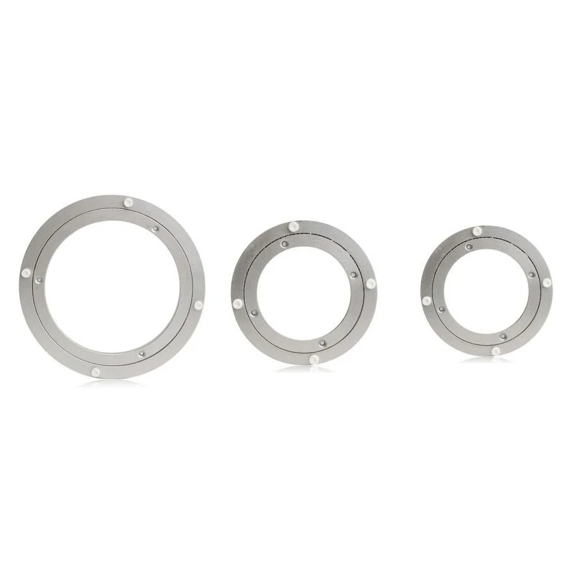 

New Aluminium Rotating Turntable Bearing Swivel Plate 10 Inch Silver
