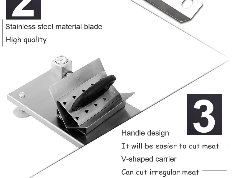 Home Manual Meat Machine Automatic Feed Meat Lamb Slicer Commercial Fat Cattle Mutton Roll Frozen Meat Grinder Planing Machine