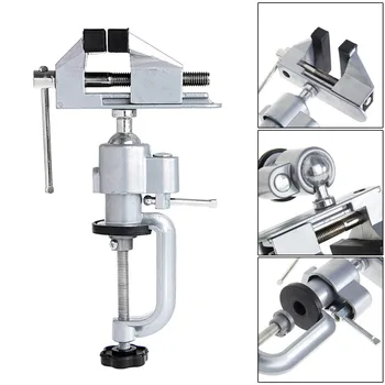 

Hot Mini Pliers Clamp-On Table Bench Jewellers Hobby Craft Vice Rotated Repair Tool Hand Tools New 2017