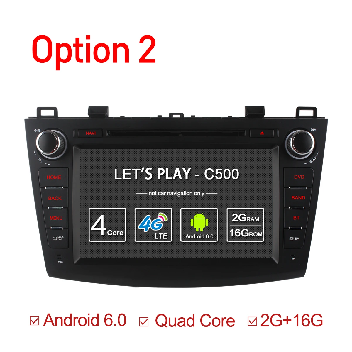 Discount Ownice C500 Octa 8 Core Android 6.0 Car DVD player For Mazda 3 2008-2013 WIFI Radio GPS Navi OBD DVR 2GB RAM 32GB ROM Support 4G 1
