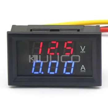 

DC Panel Meter DC 4.5~30V/2A Voltmeter Ammeter 2in1 Tester/Digital Meter DC 12V 24V Voltage Current Meter