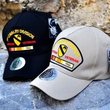 VINTGAE армия США-1ST кавалерия военно-тактические Вышитые Бейсболка HAT