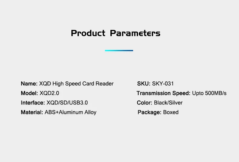 XQD SD (HC) Card Reader до 500 МБ/с. высокое Скорость XQD2.0 SD USB3.0 концентратора Камера Adapter Kit для sony M/серии G Nikon D4/D5/D500