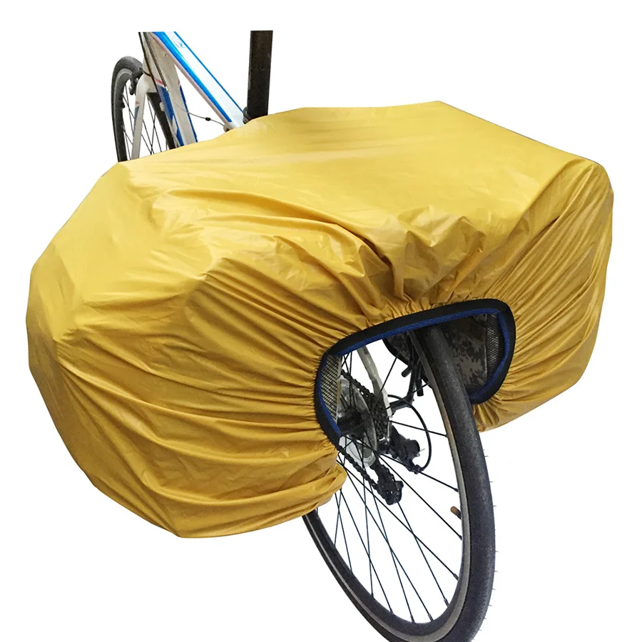 Perfect NEWBOLER Cycling Bike Bicycle 43L Rear Bag Camouflage Tail Seat Trunk Pack MTB Rode Bike Travel Storage Box and Waterproof Cover 3