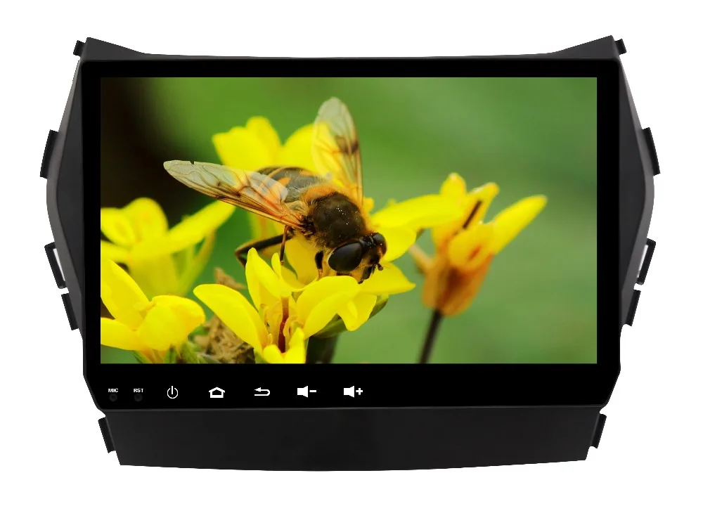 Best 4G LTE 9" Android 8.1 Car GPS Radio Player for Hyundai Santa fe IX45 2013-2016 with QUAD CORE 2GB+32GB Auto Stereo Multimedia 1