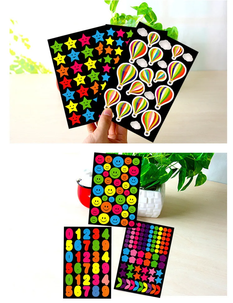 1 шт стикер с рисунком s милые красочные наклейки s наклейки Наклейка тетрадь украшение для альбомов ноутбук Классические игрушки для детей