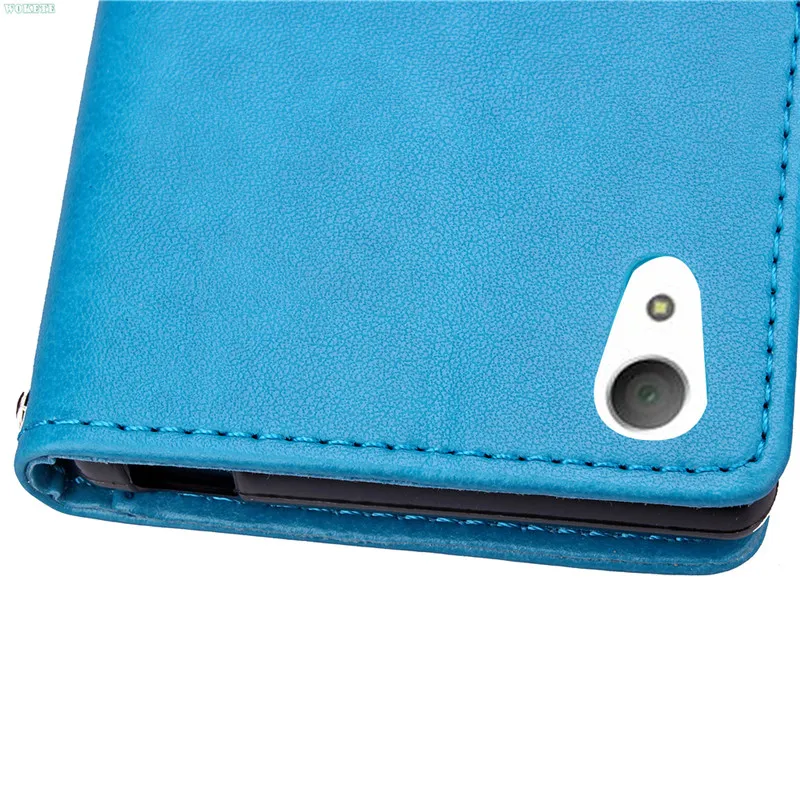 Для Sony Z4 Люкс Ретро Кожа Case Телефон Кошелек откидная Крышка Xperia E6553/Z3 Plus dual E6533|case for