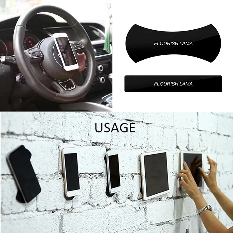 FLOURISH LAMA Fantasy Nano Rubber Pad Universal Sticker No Trace Multi-Function Mobile Phone Holder Car Kits Car Bracket Pods
