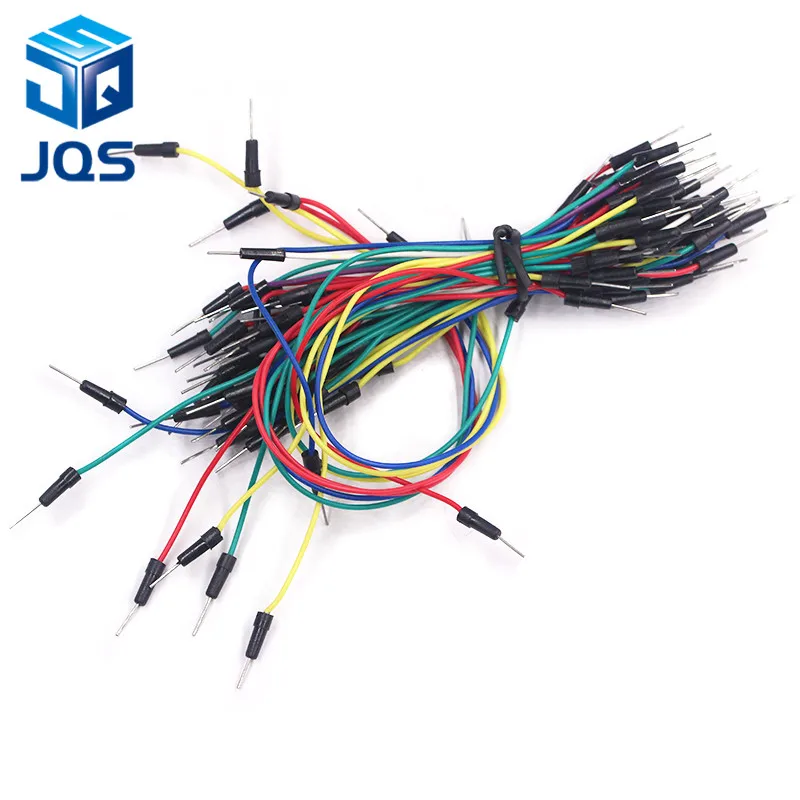 

65pcs/Lot New Solderless Flexible Breadboard Jumper wires Cables Bread plate line