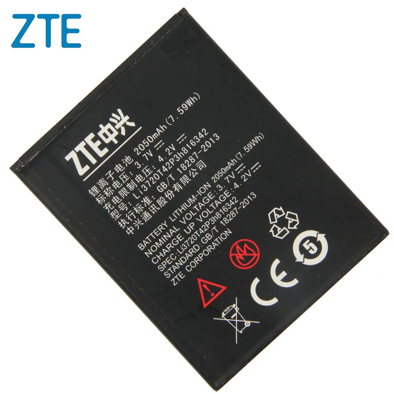

Original ZTE Li3720T42P3h816342 Phone battery For ZTE U968 Q701C Q503U N968 2050mAh