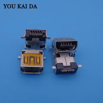 

10pcs/lot Mini USB Jack Female Connector 10 Pin for Philips Product 8mm