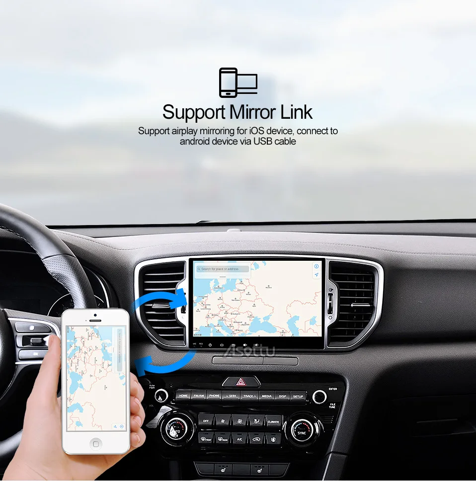 Excellent Asottu CKX59060 IPS android Octa Core car dvd player for KIA sportage 2016 2017 KX5 gps navigation 1 din car stereo head unit 23