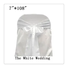 100 стул оптом Луки белый стул створки Китай 7 ''x 108''