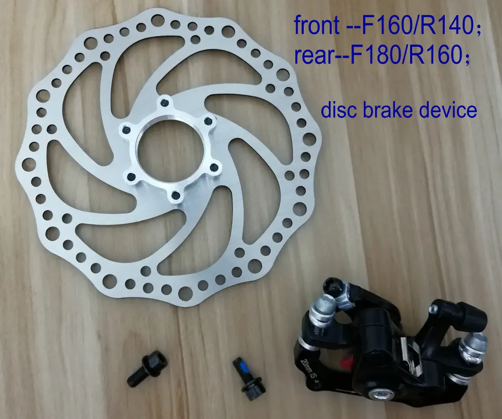 Front/rear Disc Brake For Electric Scooter Folding Bicycle Ebike Intelligent Mtb Conversion