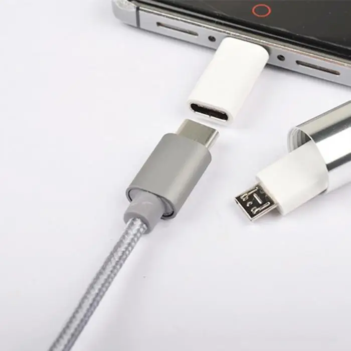 Мини-usb 3,1 type C Женский к Micro USB Мужской адаптер для зарядного устройства для Macbook Oneplus 2 GDeals