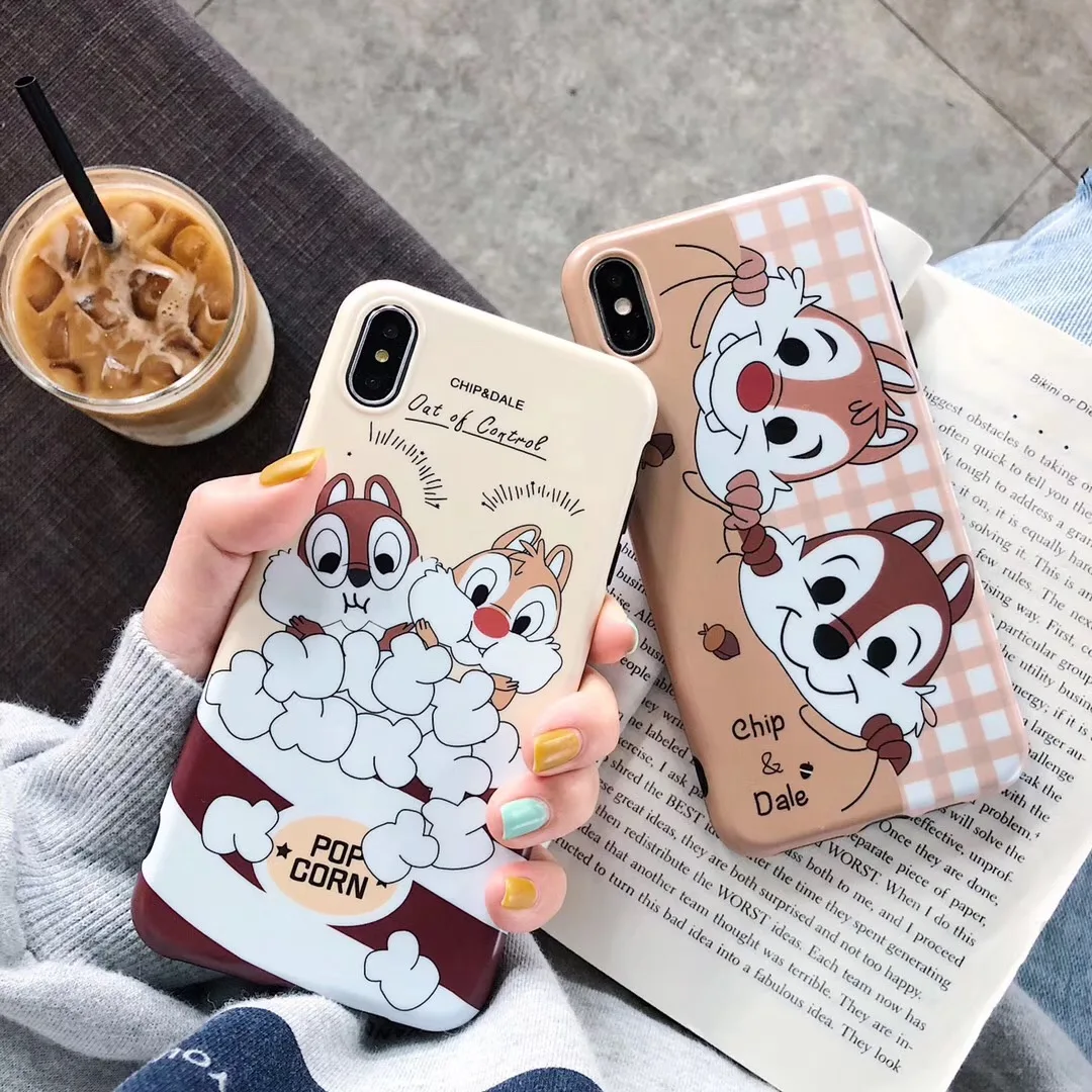 

Cute cartoon anime Disneys squirrel phone case For iphone Xs MAX XR X 6 6s 7 8 plus Funny Chitty Titi silicone back cover Fundas
