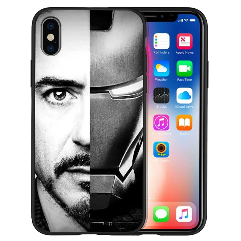 Чудо-яд Дэдпул Человек-паук Мягкий силиконовый чехол для iphone X XS Max XR 6 7 8 Plus 5S SE Черная защитная задняя крышка Fundas