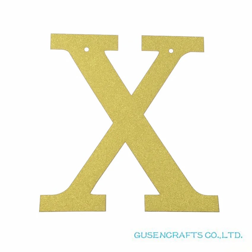 Birthday Streamers Birthday Banner Party Decorations 1pcs/lot Personalized Hanging Glitter Gold Paper Letter Number Banners Garlands
