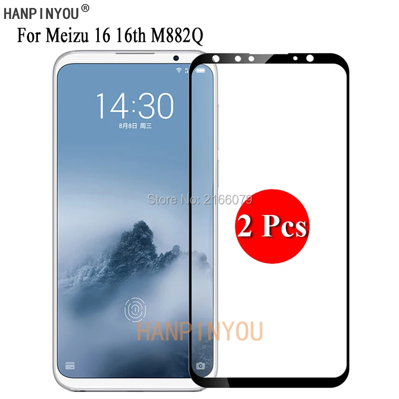 

2 Pcs/Lot For Meizu 16 th / 16th 16+ 16th+ Plus Full Cover Screen Protector Tempered Glass Protective Film + Clean Tools