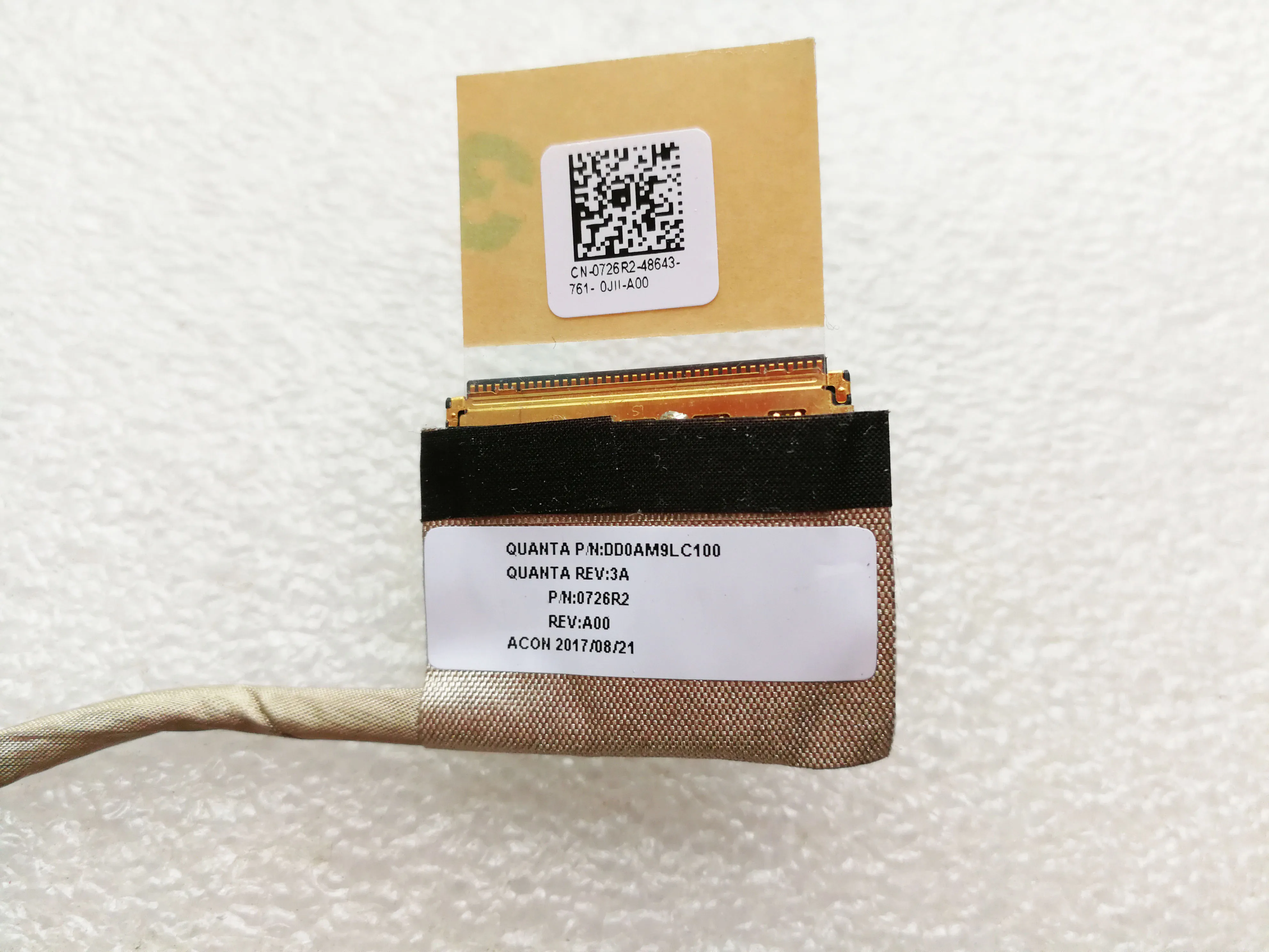 Новый оригинальный гибкий видео кабель для DELL Inspiron 7000 7557 7559 5577 5576 4k led lvds 0726R2 726R2 cn