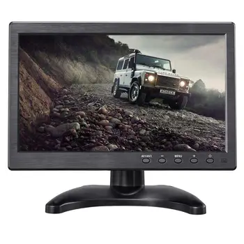 

Uvusee 10.1" LCD HD Monitor&Computer Display Color Screen 2CH Video Input Security Camera Monitor With BNC / AVI / VGA / HDMI
