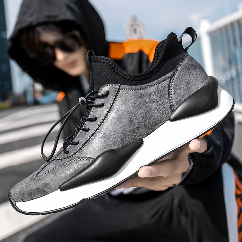 

Shoes Men Sneakers Lace Up Breathable Running Shoes Spring Summer Lightweight Sneakers Men Footwear Zapatillas Hombre 2019