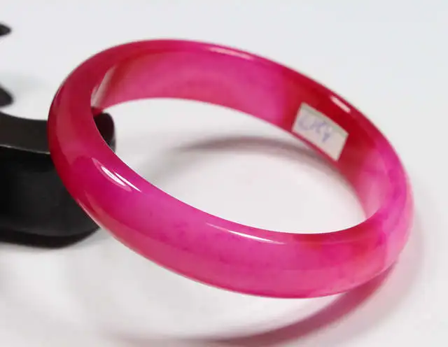 

64MM VERY FINE RARE NATURAL RED JADEITE JADE BRACELET BANGLE #A217 a 5.19