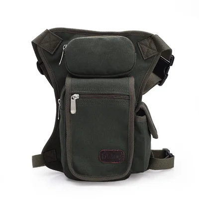 Новинка Высоко-качественные многофункциональные холстинные сумки Для мужчин JXY528 - Цвет: Зеленый