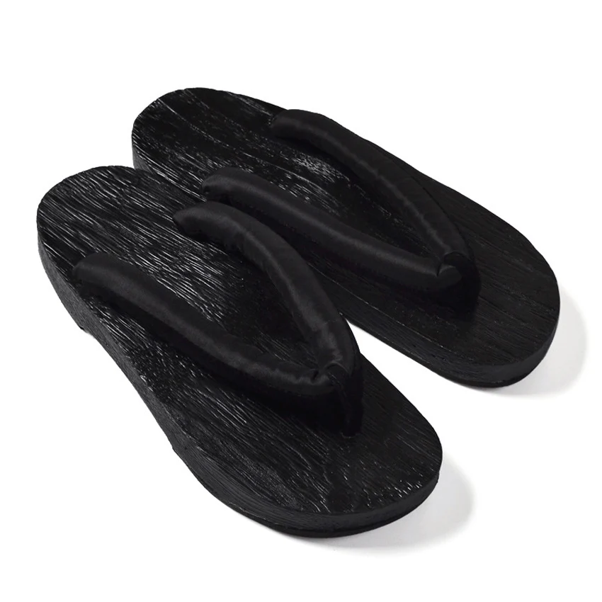 

Japanese Traditional Geta Clogs Wooden Unisex Man Woman Oriental Ethnic Samurai Kimono Naruto Sandals Flats Flip Flops